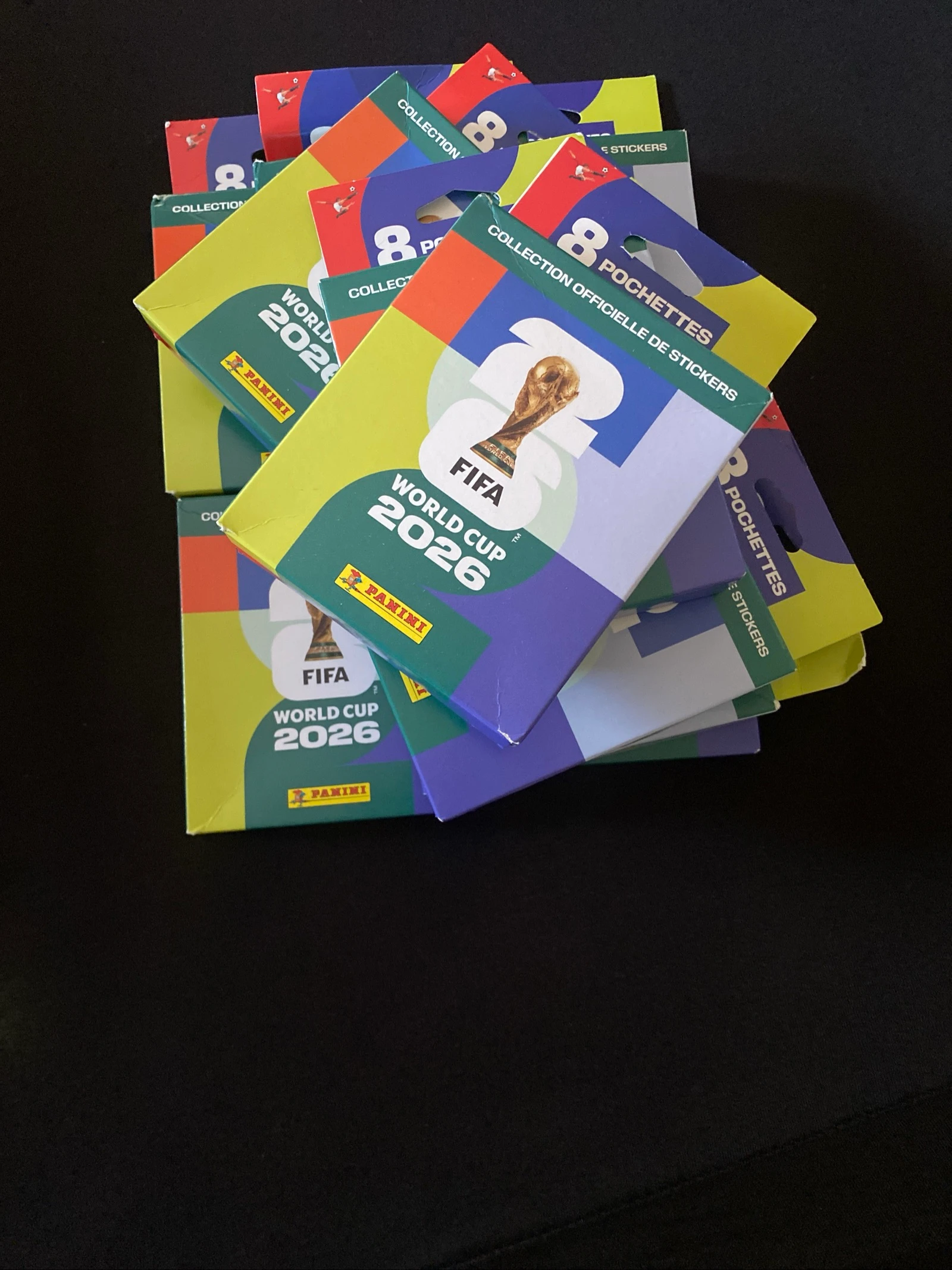 12. Paquets de stickers, Jeux olympiques FIFA 2026.